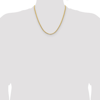 3mm Franco Chain - Yellow Gold