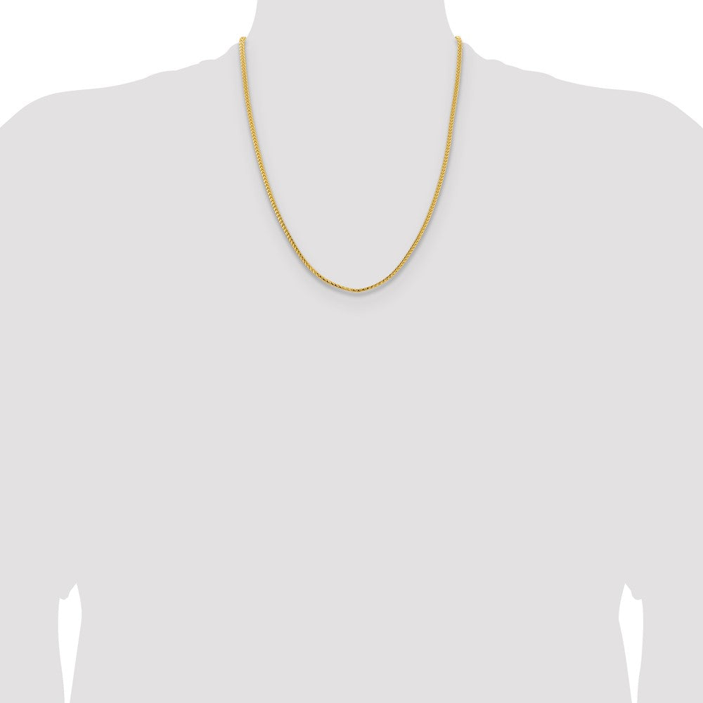3mm Franco Chain - Yellow Gold