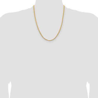 3mm Franco Chain - Yellow Gold