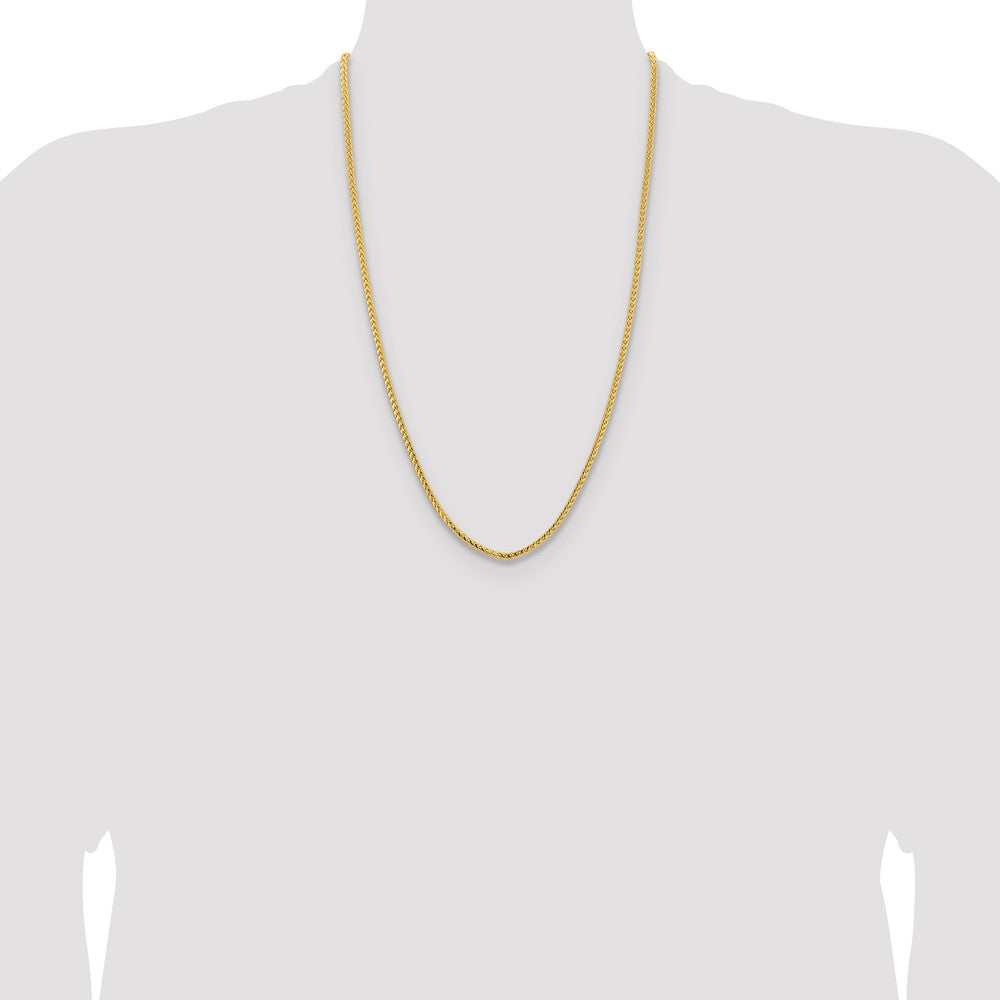 3mm Franco Chain - Yellow Gold