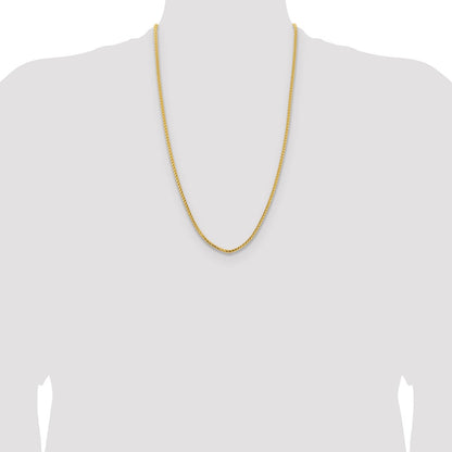 3mm Franco Chain - Yellow Gold