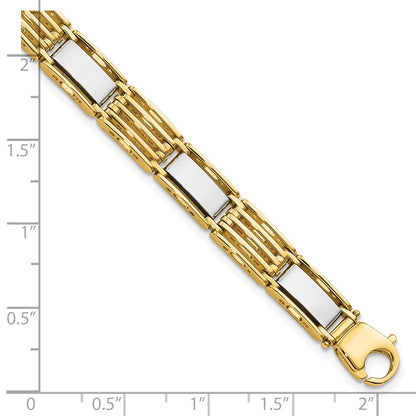 High Polished Mens Link Bracelet 8.5"