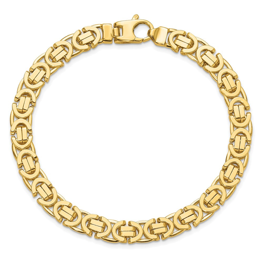 Polished Fancy Link Bracelet 8.25" - 23.29g