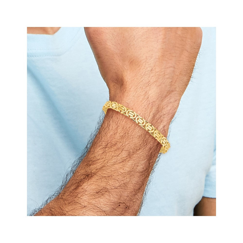 Polished Fancy Link Bracelet 8.25" - 23.29g