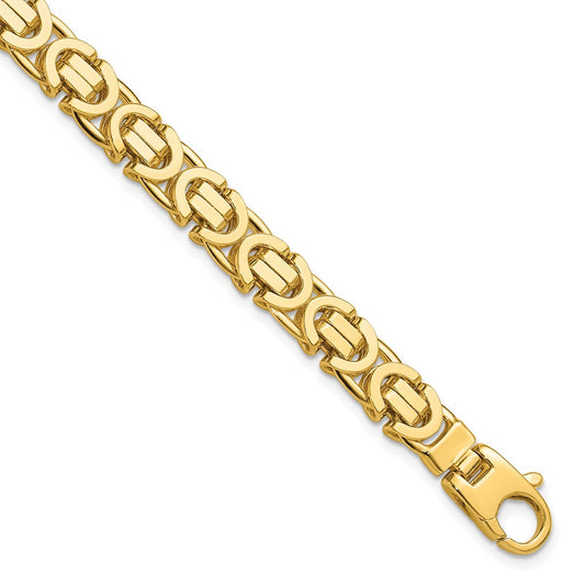 Polished Fancy Link Bracelet 8.25" - 23.29g