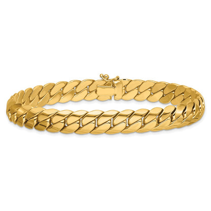 Polished Fancy Link Men's Bracelet 9" - 9.4mm