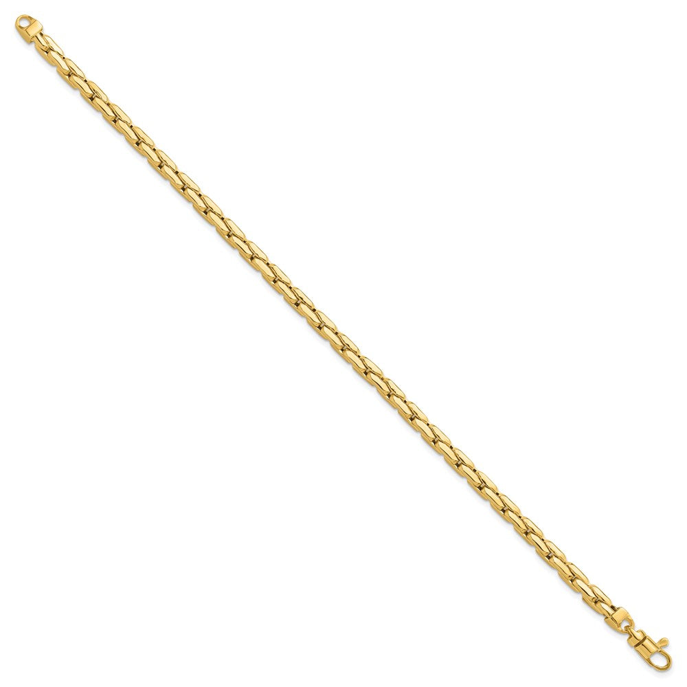Polished 4.5mm Fancy Link Bracelet 8.25"