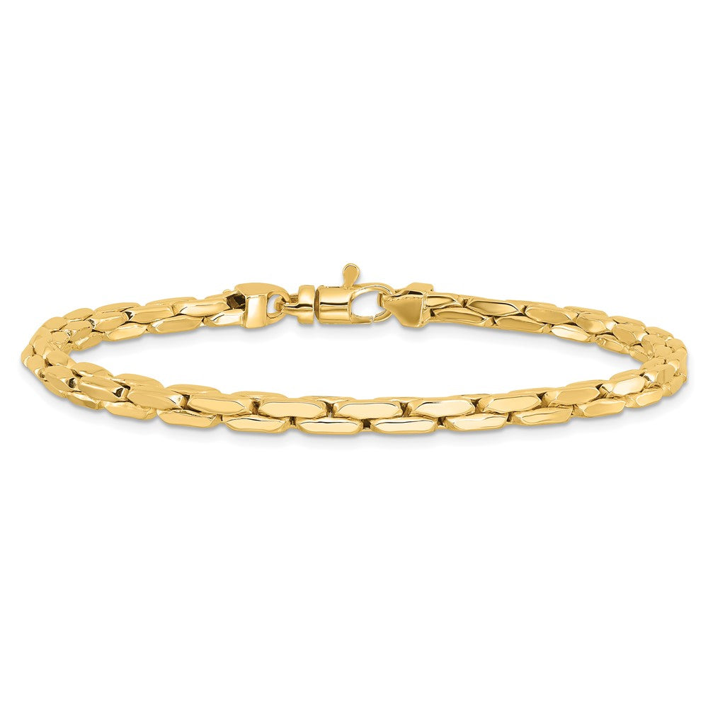 Polished 4.5mm Fancy Link Bracelet 8.25"