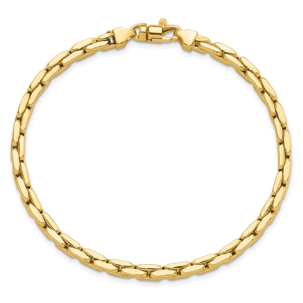 Polished 4.5mm Fancy Link Bracelet 8.25"
