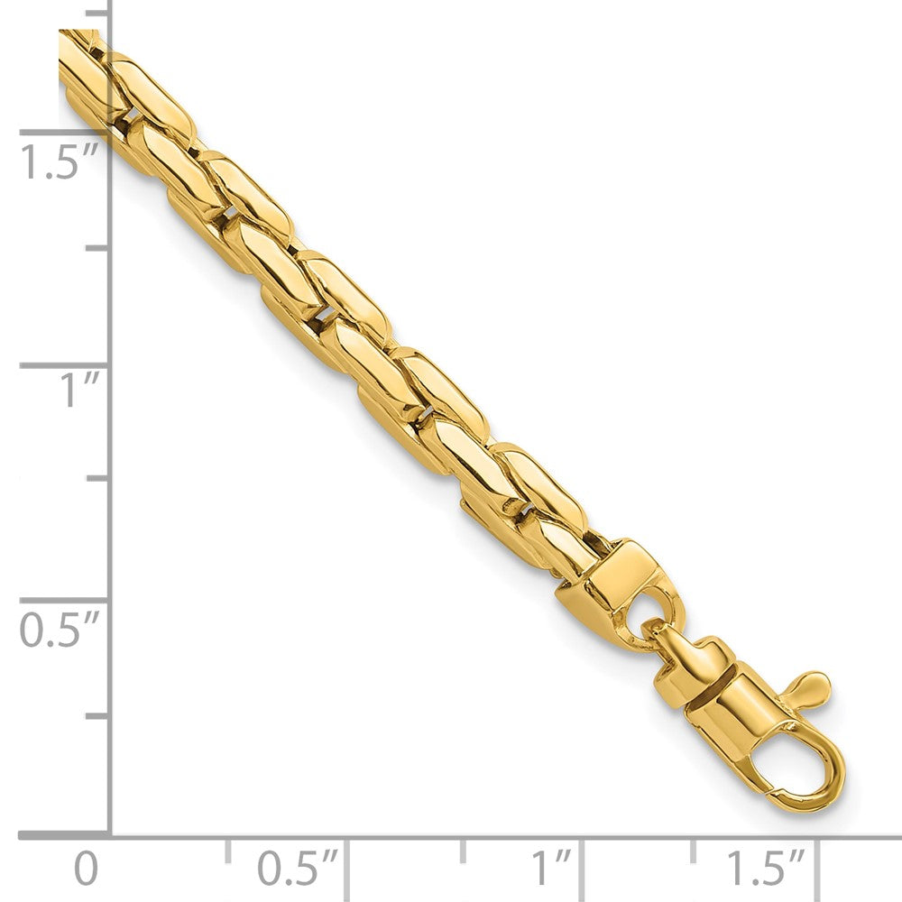Polished 4.5mm Fancy Link Bracelet 8.25"