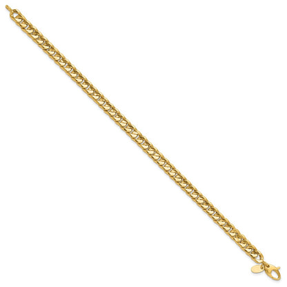 Polished Fancy Bracelet 8.5" - 6mm