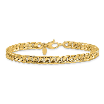 Polished Fancy Bracelet 8.5" - 6mm