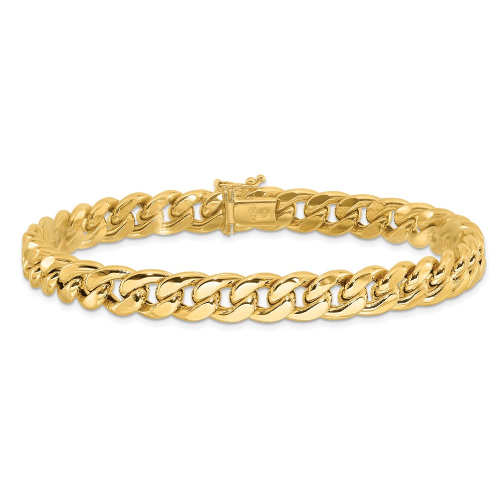 Polished Curb Link Men's Bracelet 9"
