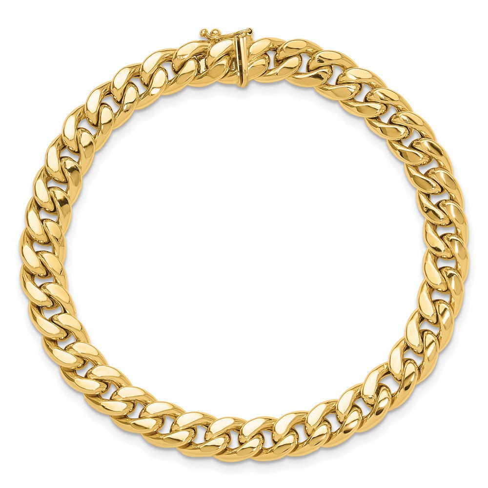 Polished Curb Link Men's Bracelet 9"