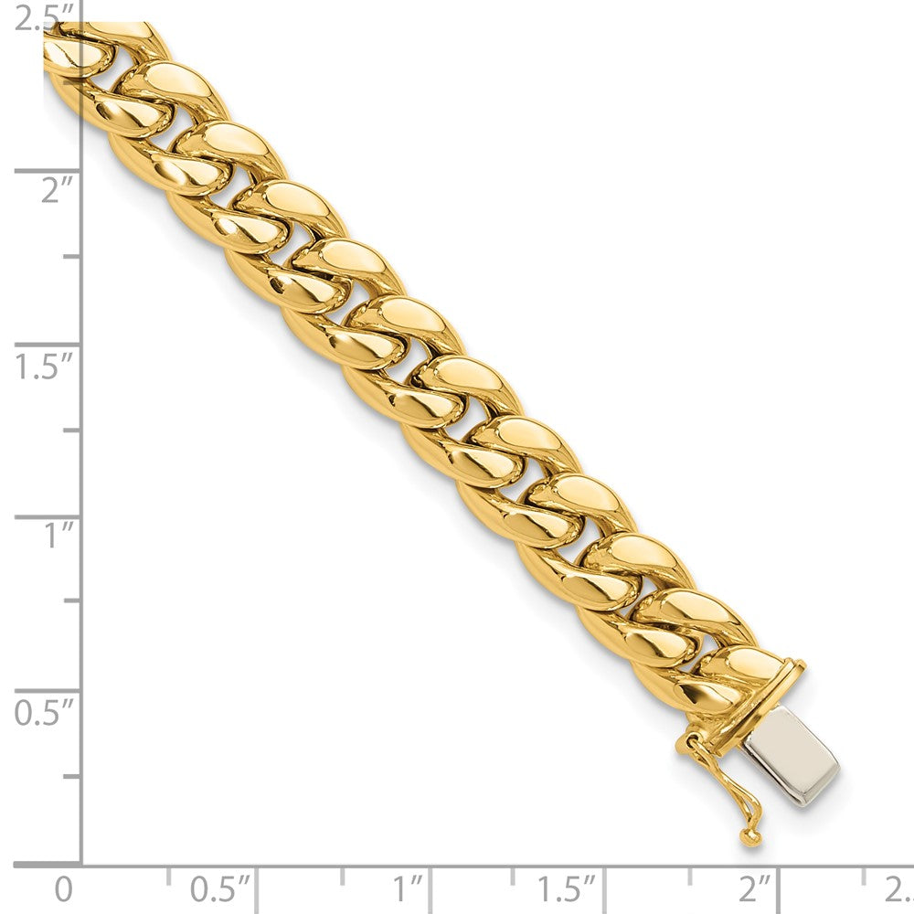 Polished Curb Link Men's Bracelet 9"