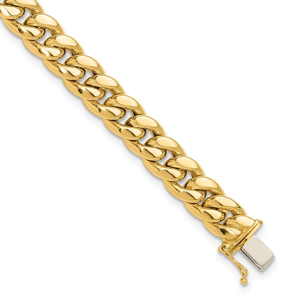 Polished Curb Link Men's Bracelet 9"