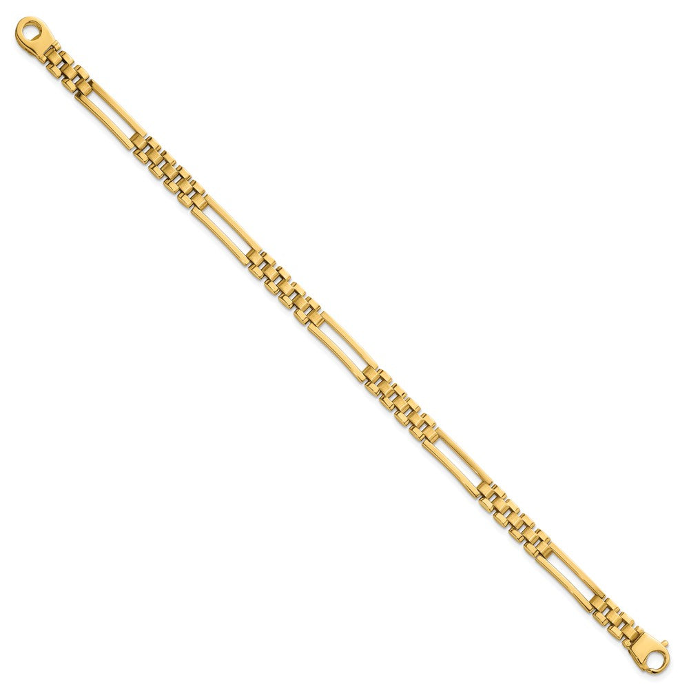 Polished Fancy Open Multi Link Bracelet 8"