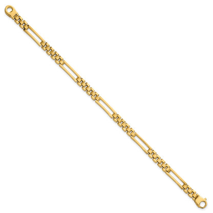 Polished Fancy Open Multi Link Bracelet 8"