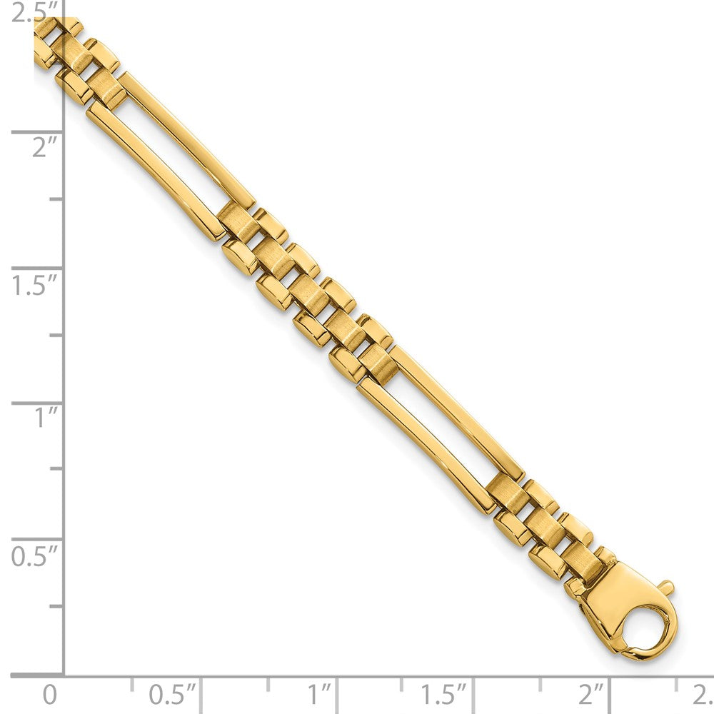 Polished Fancy Open Multi Link Bracelet 8"