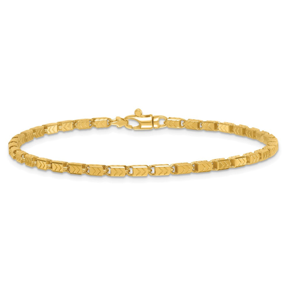 Polished 8.25 Fancy Link Bracelet 8.25"