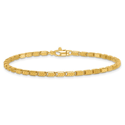 Polished 8.25 Fancy Link Bracelet 8.25"