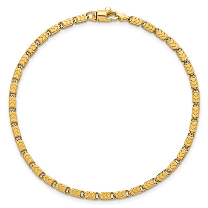 Polished 8.25 Fancy Link Bracelet 8.25"