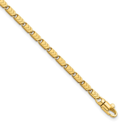 Polished 8.25 Fancy Link Bracelet 8.25"