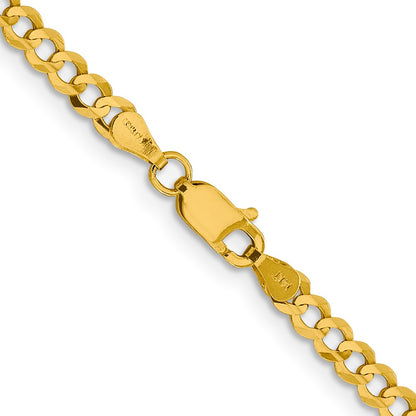 3.7mm Lightweight Flat Cuban Chain