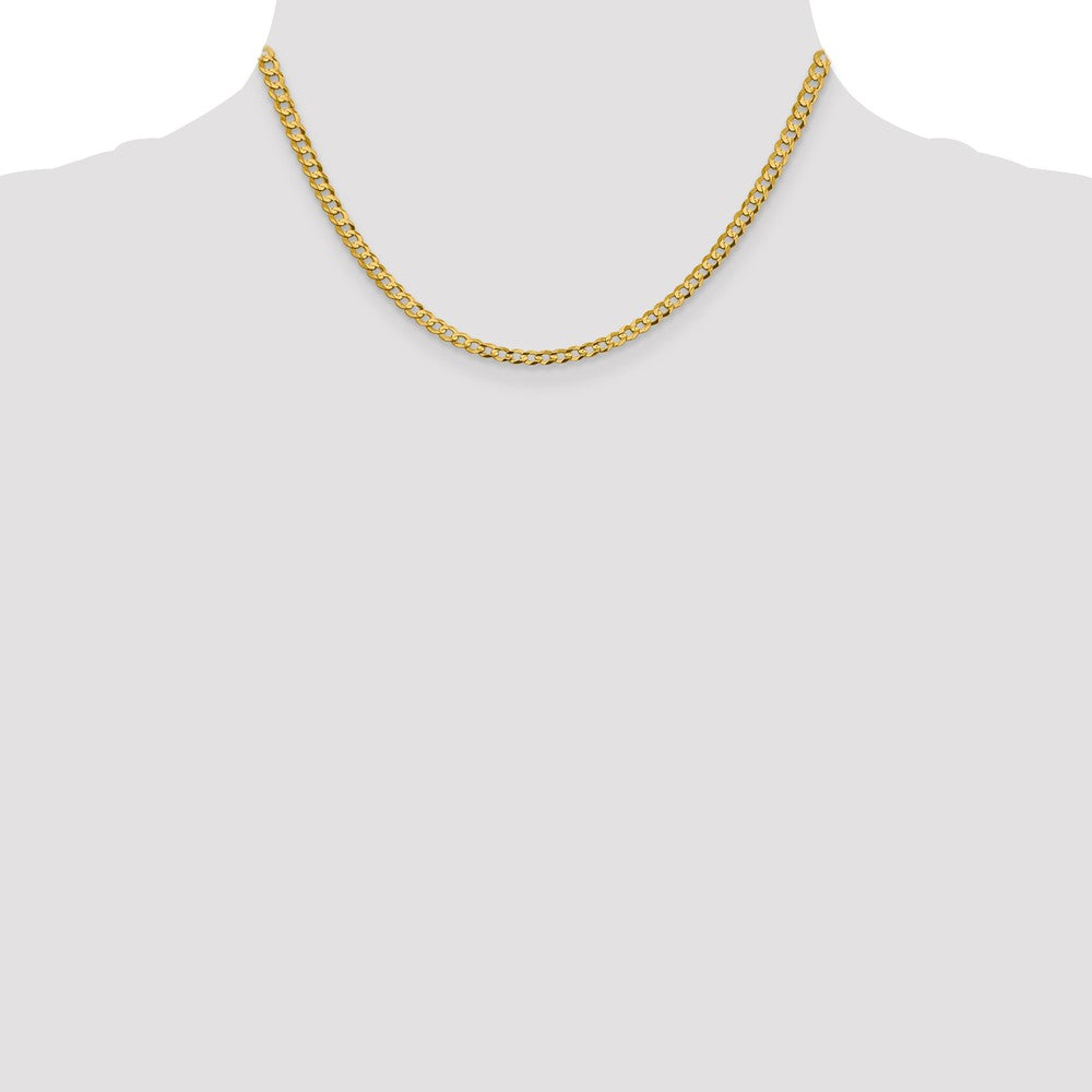 3.7mm Lightweight Flat Cuban Chain
