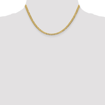 3.7mm Lightweight Flat Cuban Chain
