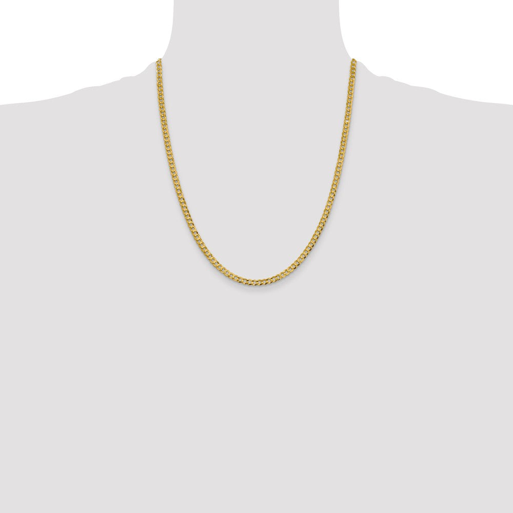 3.7mm Lightweight Flat Cuban Chain