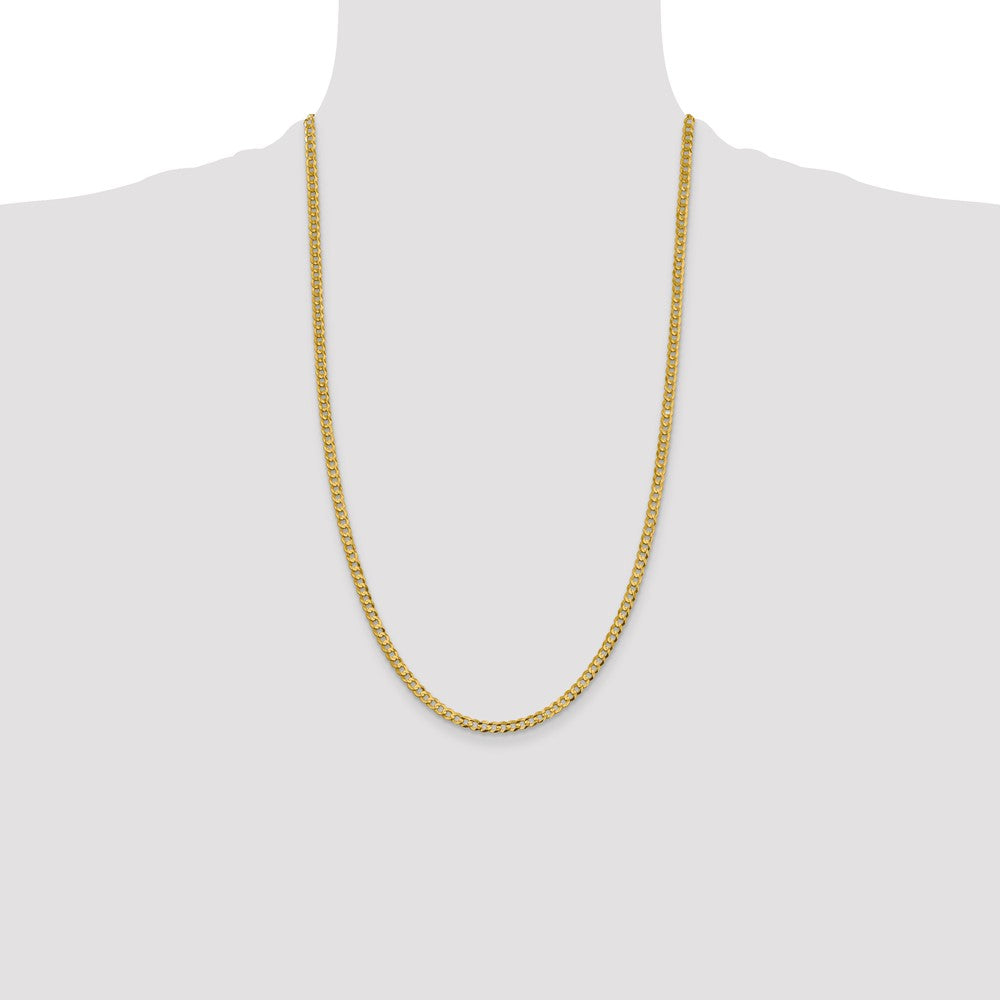 3.7mm Lightweight Flat Cuban Chain