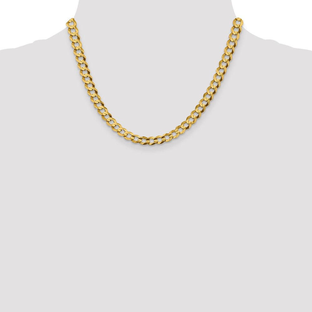 7.2mm Lightweight Flat Cuban Chain