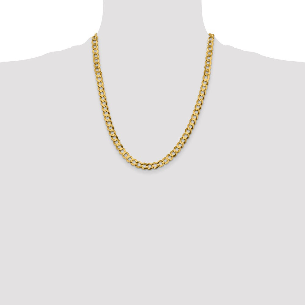 7.2mm Lightweight Flat Cuban Chain