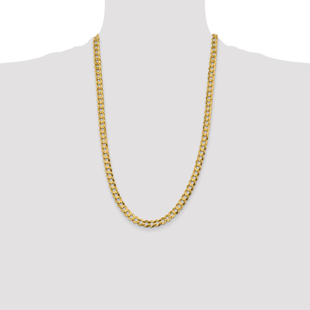 7.2mm Lightweight Flat Cuban Chain