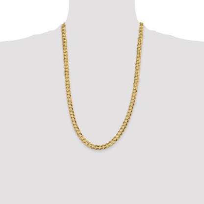7.2mm Lightweight Flat Cuban Chain