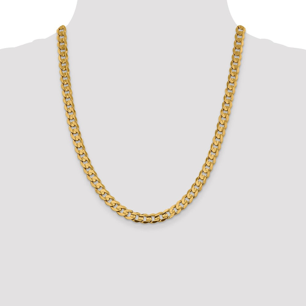 7.5mm Open Concave Curb Chain