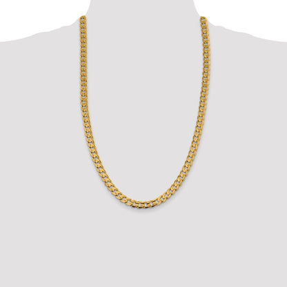 7.5mm Open Concave Curb Chain