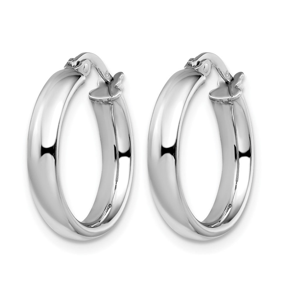 Polished Hoop Earrings - 1.49g