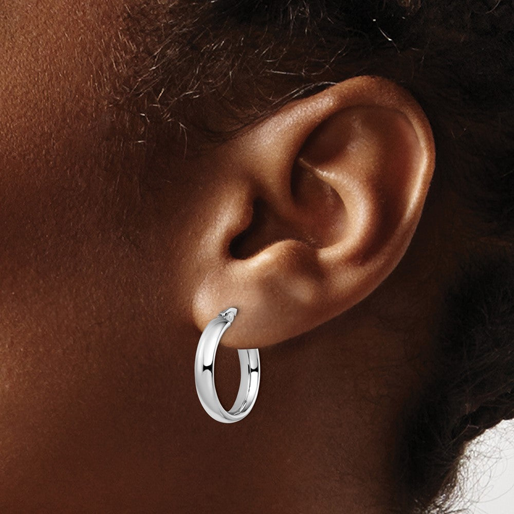 Polished Hoop Earrings - 1.49g