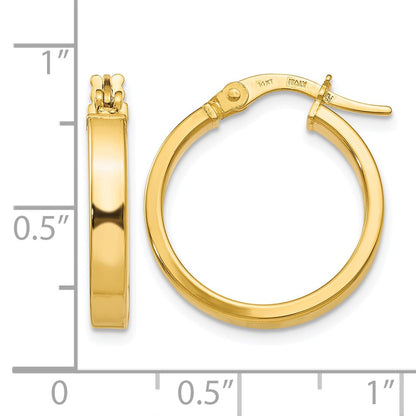 Polished Earrings - 3mm, 1.3g