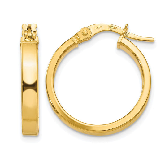 Polished Earrings - 3mm, 1.3g