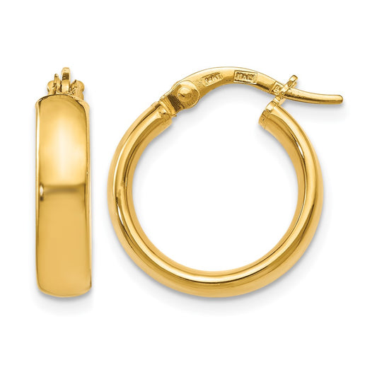 Polished Earrings - 4mm, 1.27g