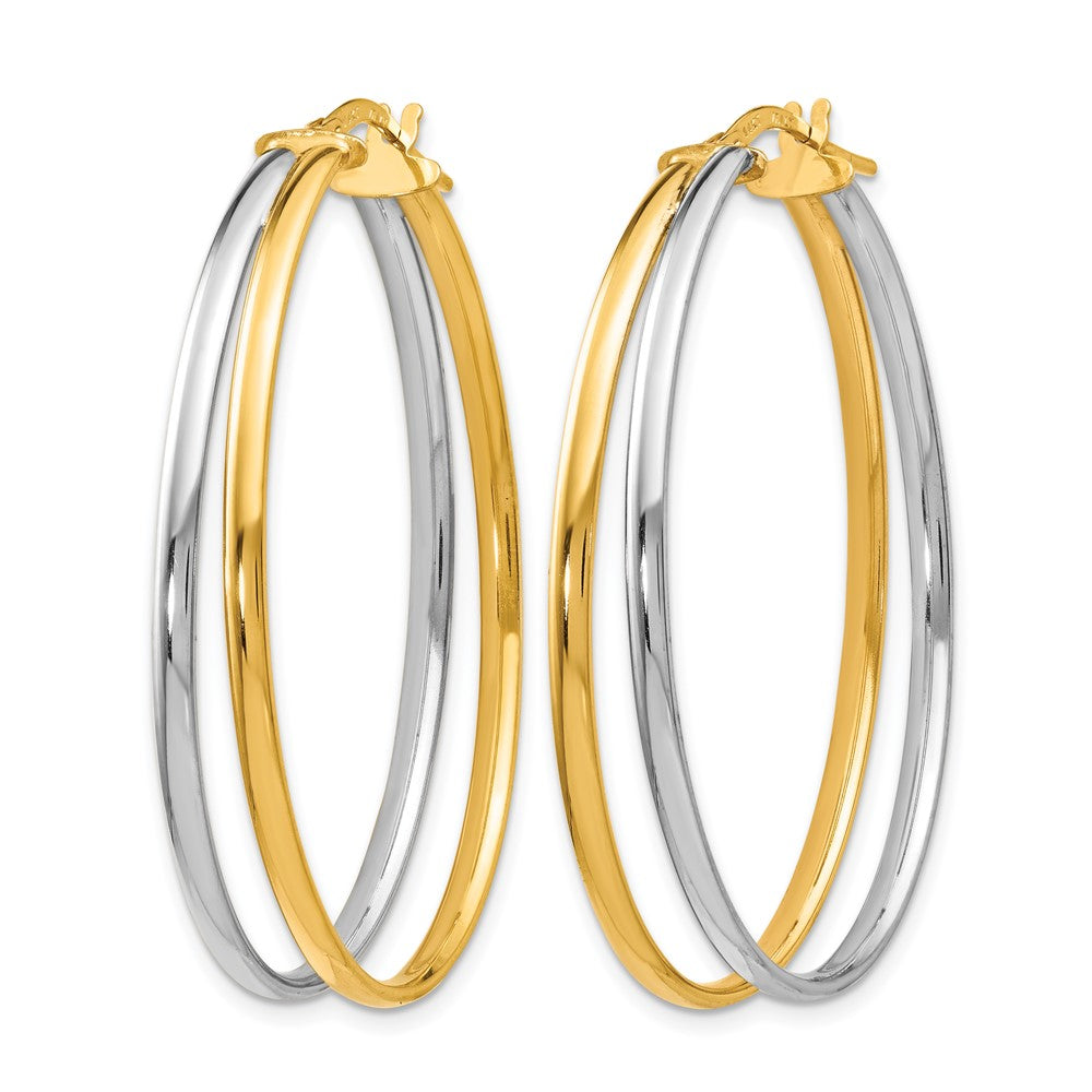 Polished Hoop Earrings - 7mm