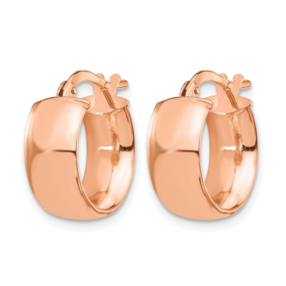6mm High Polished Hoop Earrings - 1.59-1.72g