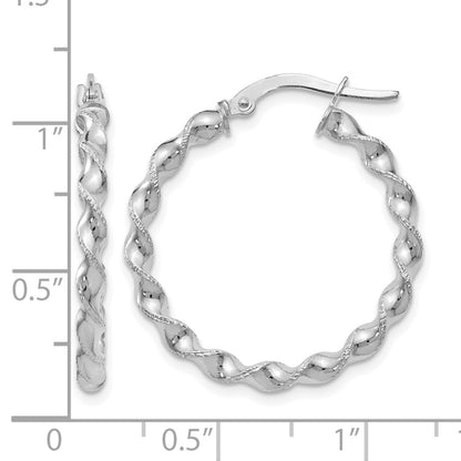 Twisted Hoop Earrings