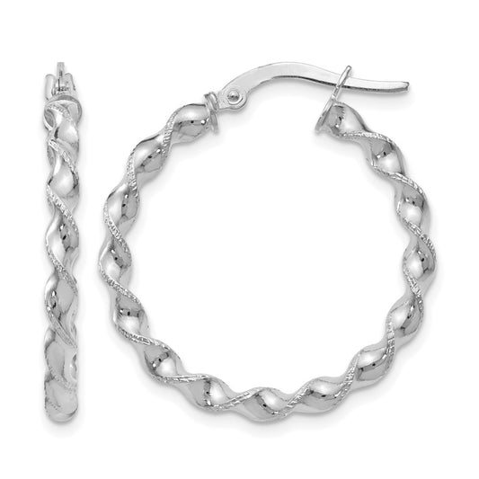 Twisted Hoop Earrings