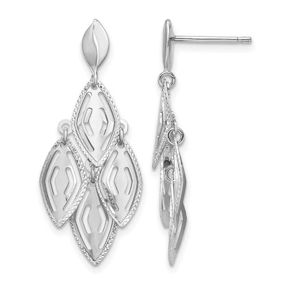 Polished D/C Post Dangle Chandelier Earrings