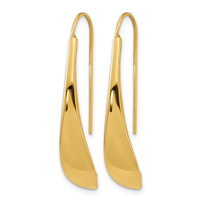 Polished Threader Earrings - 6.72mm