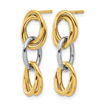 Polished Ovals Dangle Earrings